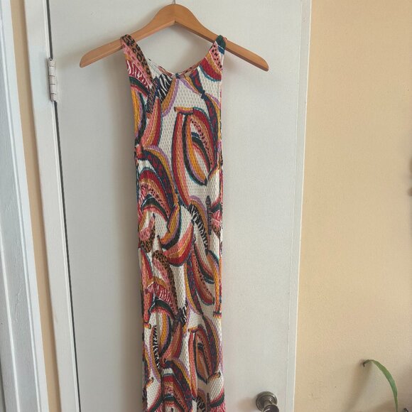 Farm Rio Banana Midi Dress NWT - Picture 2 of 9